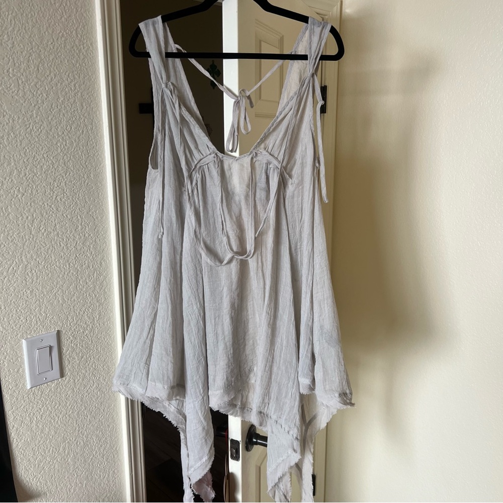 Darker Wavs Handkerchief Mini Dress Top